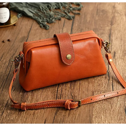 Sac à Bandoulière Rétro Chic - Brun