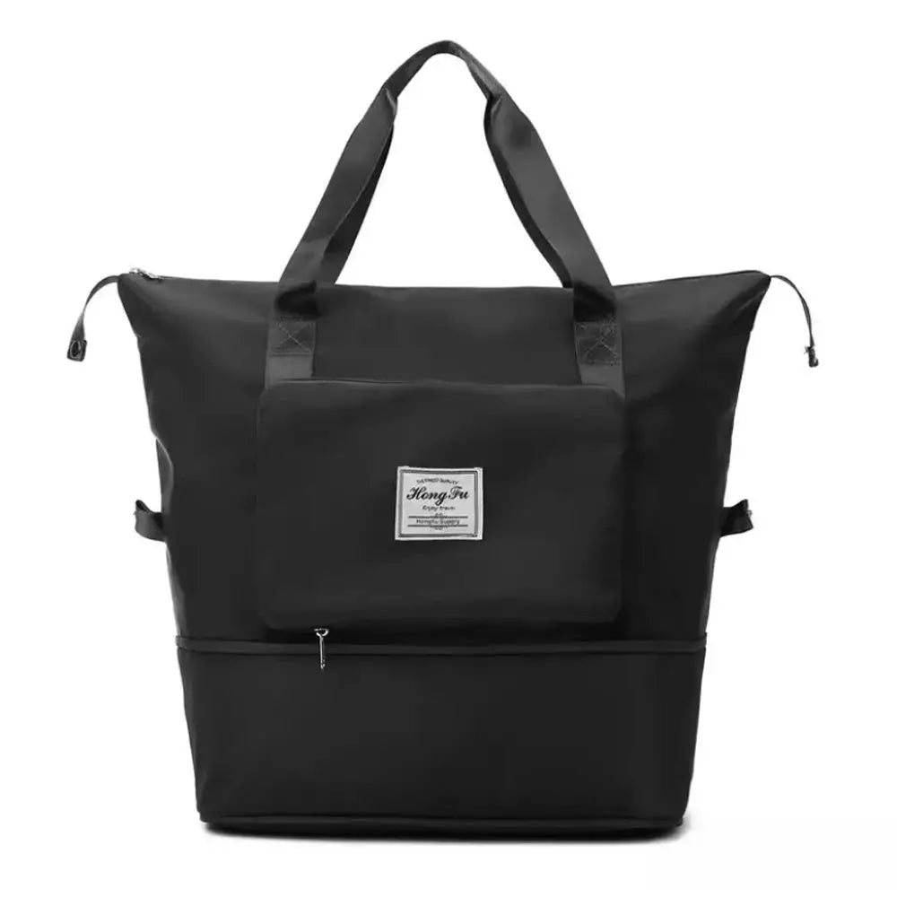 Sac de Voyage Étanche et Pliable Travely - Noir