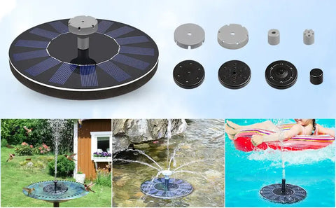 Mini Fontaine Solaire | Abreuvoirs d’oiseaux en