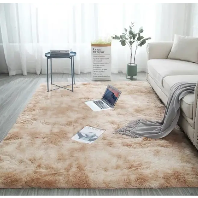 Tapis Doux Luxueux - Beige / 80cm x 160cm