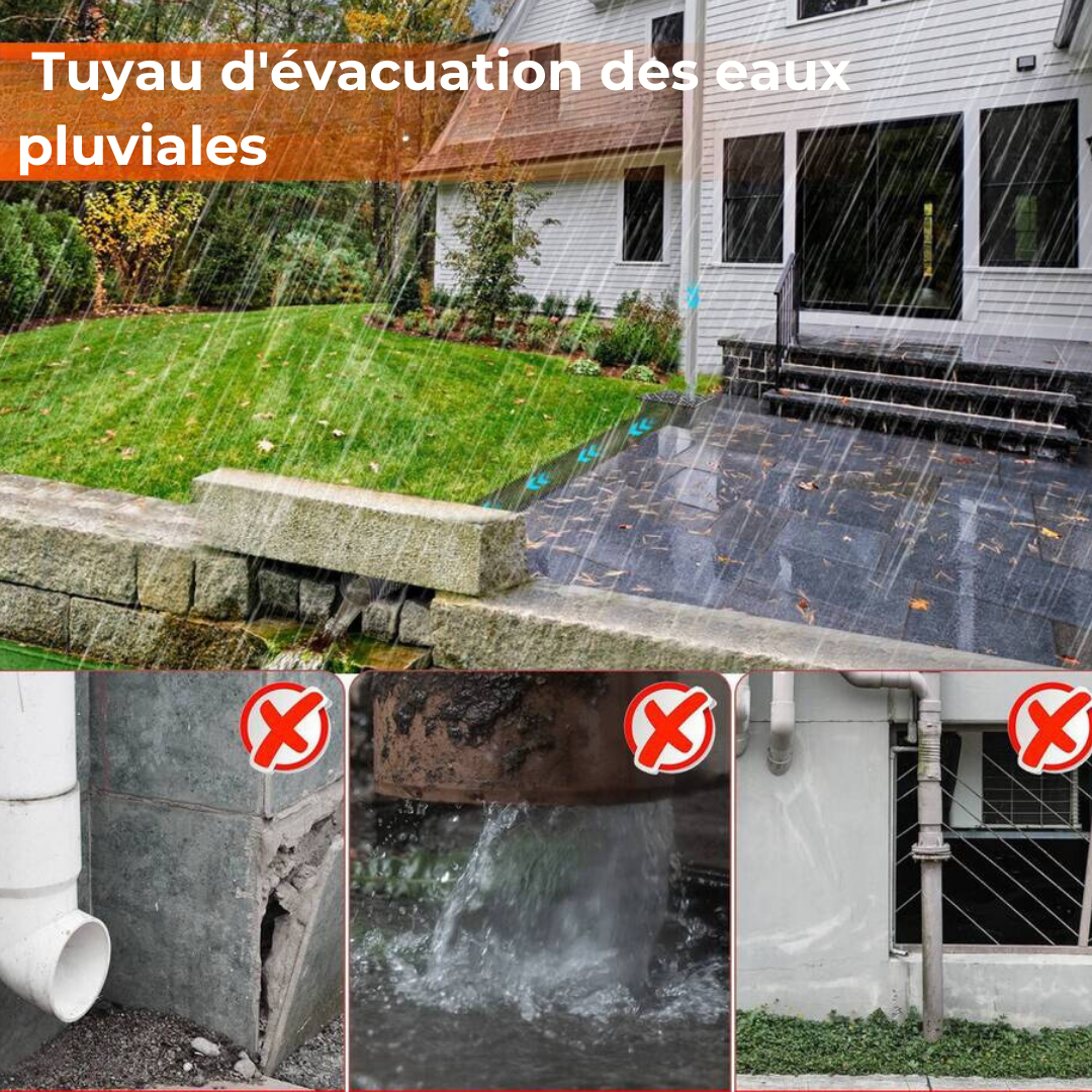 AquaDrain - Tuyau d'évacuation des eaux pluviales – Maison-Génie
