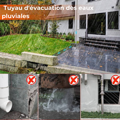 AquaDrain - Tuyau d'évacuation des eaux pluviales